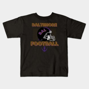 Baltimore Football Vintage Style Kids T-Shirt